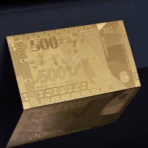 Greece, 500 drachmas, banknote, 24K Gold Leaf