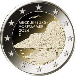 2 Euro, Germany, Mecklenburg-Western Pomerania Konigsstuhl 2024