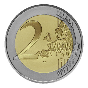 2 euros 50 years post-colonization Greece 2024