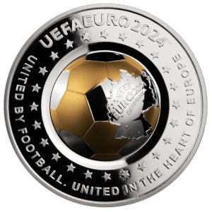 100 Tenge Silver Coin UEFA EURO2024TM 2024 Kazakhstan 2