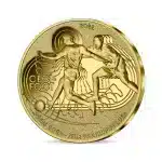 Paris 2024 Paralympic Games 50€ gold coin - Sports Blind football - Proof quality year date 2022