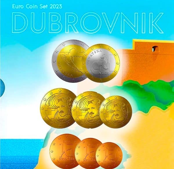 THE OFFICIAL EURO 2023 SET CROATIA BU- DUBROVNIK