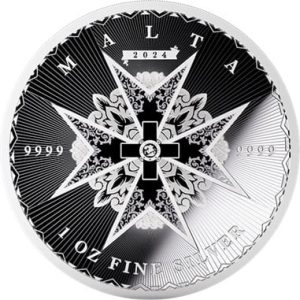 5 Euro Silver 999 Cross of Malta Malta 2024