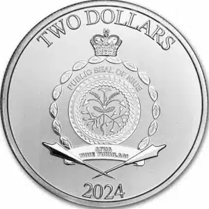 1oz Silver 999 2$ Niue