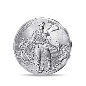 80th Anniversary of D-Day Sword Beach (FR) France silver proof 10 Euro 2024