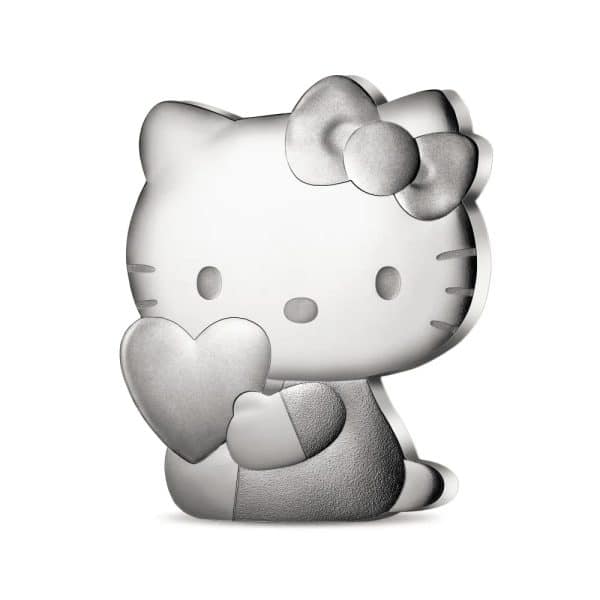 Ασημένιο νόμισμα 10€ - Hello Kitty Shape - Proof Quality Έτος 2024