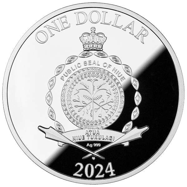 OWL Spirit Animals Silver Coin 1$ Niue 2024