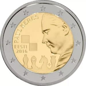 2€ Ευρώ PAUL KERES Εσθονία 2016