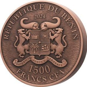 146730_deGreef_1500Francs_Benin_Drache_1kgCu_2024