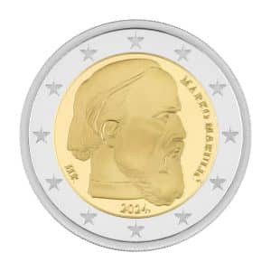 Croatia-2-Euro-„Marko-Marulic-Croatian-writer-Blister-CopperNickel-Unc-2024