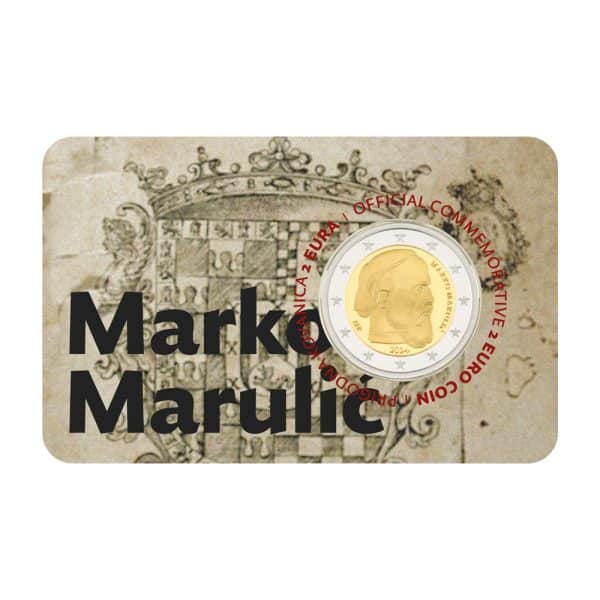 Croatia-2-Euro-„Marko-Marulic-Croatian-writer-Blister-CopperNickel-Unc-2024