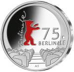 327 / 5.000 Συλλεκτικό νόμισμα 20 ευρώ 2025 "75th Berlinale"